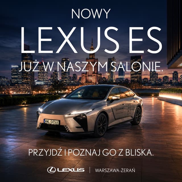 Kreacja: Nowy Lexus ES już w salonie