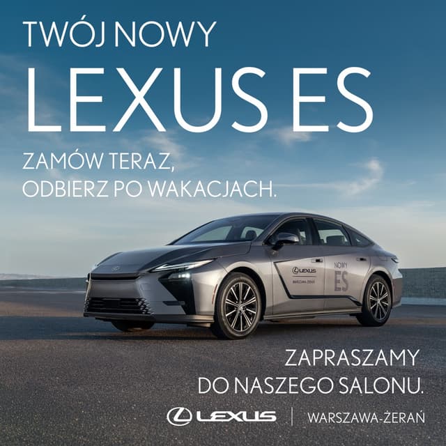 Kreacja: Nowy Lexus ES - zamów teraz